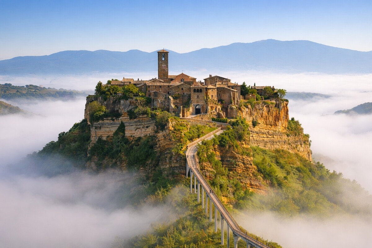 Cortona hilltop town Val di Chiana private transfer Florence
