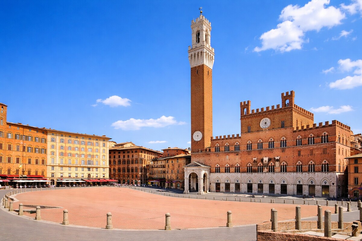 Siena Piazza del Campo private chauffeur