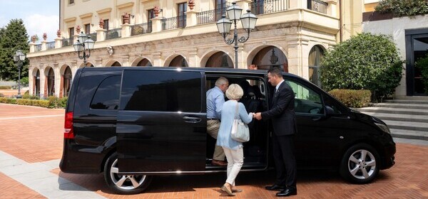 Mercedes Vito V-Class luxury van Tuscany